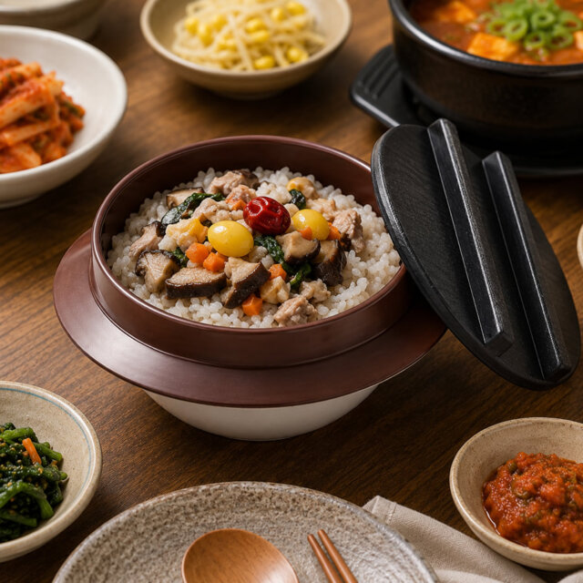 Korean Sotbap Rice Bowl