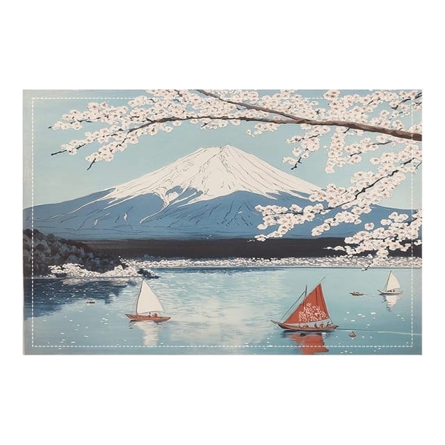 Mount Fuji in Bloom Placemat