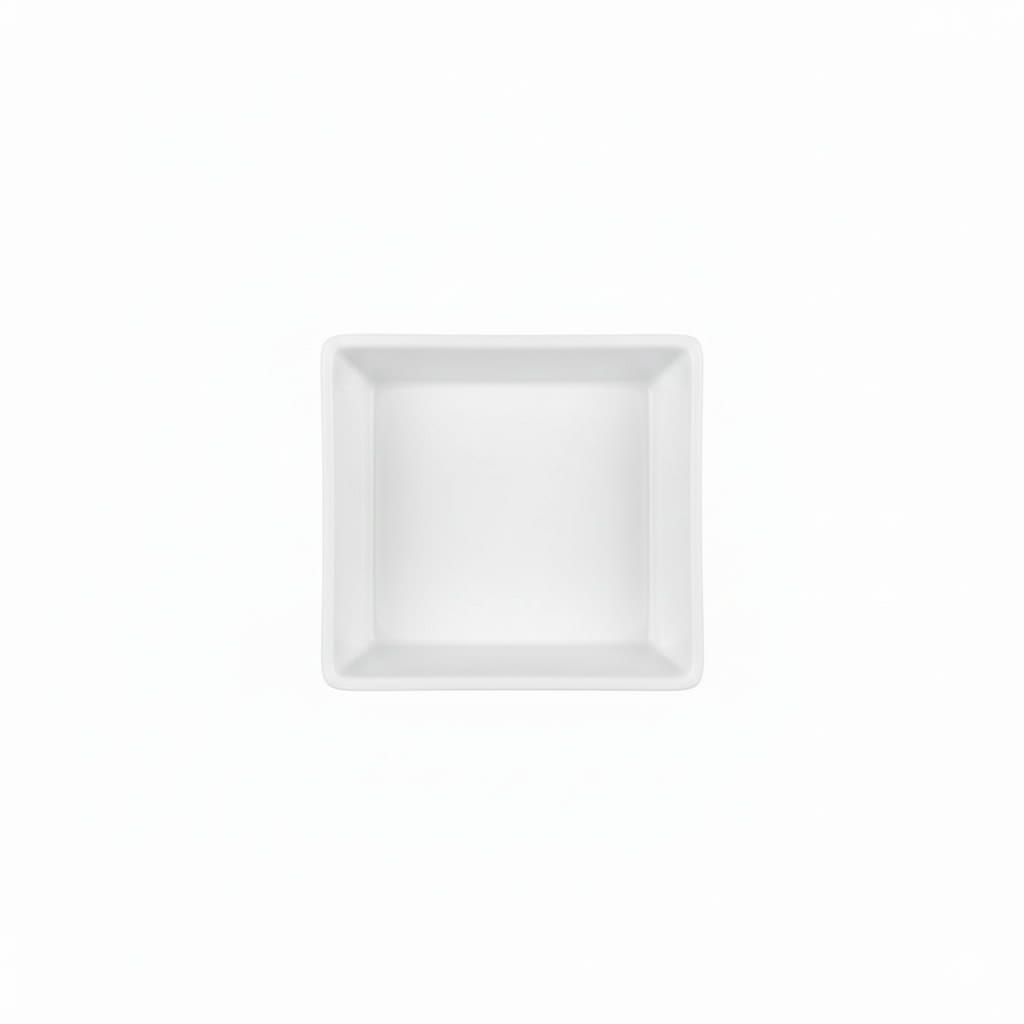 White Rectangular Sauce Trays