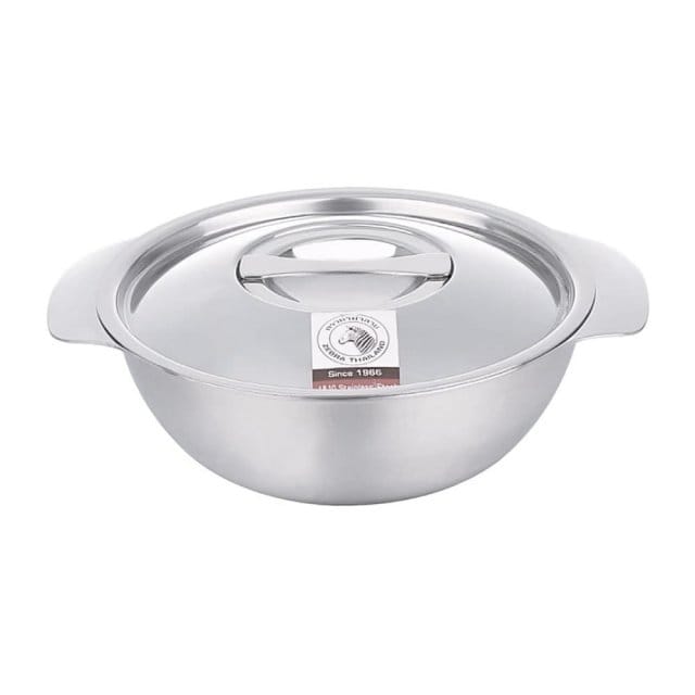 Zebra Stainless Steel Soup Bowl with Lids