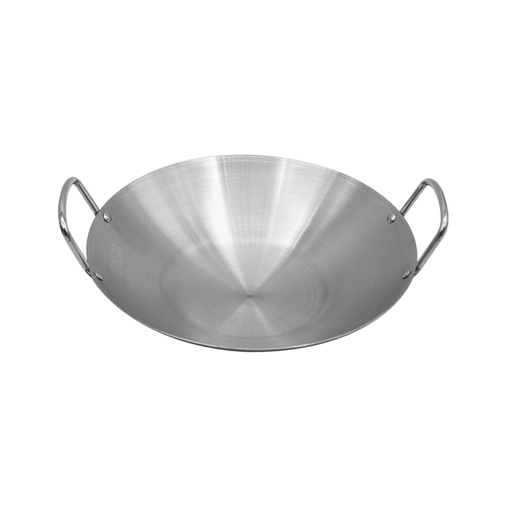 20Cm Stainless Steel Serving Wok