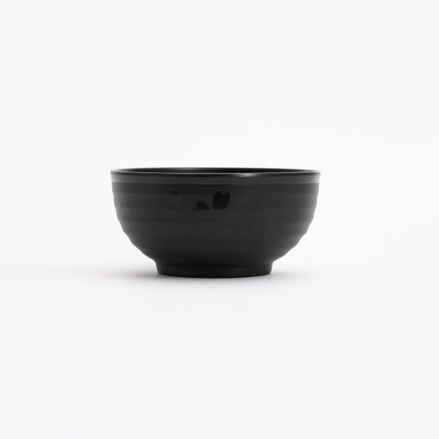 Black Melamine Rice Bowl