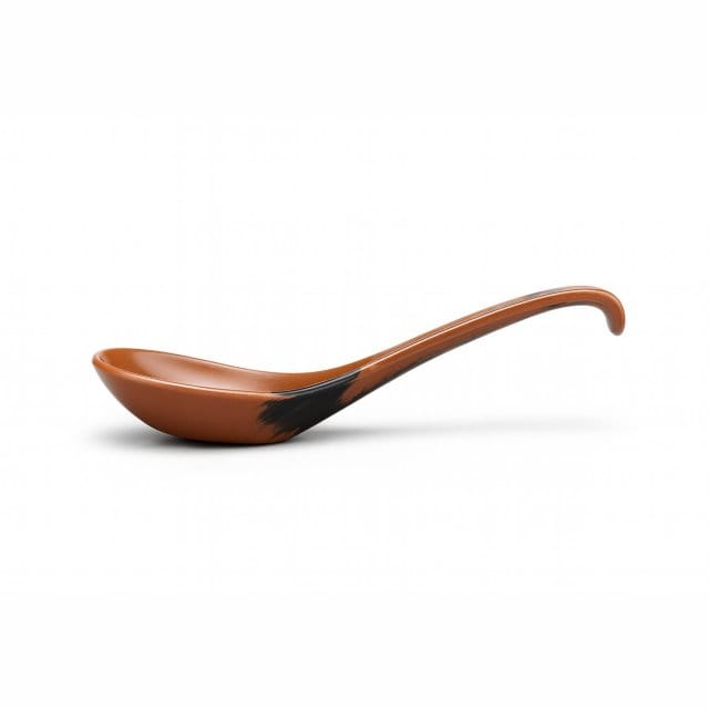 Brown Soup Spoon