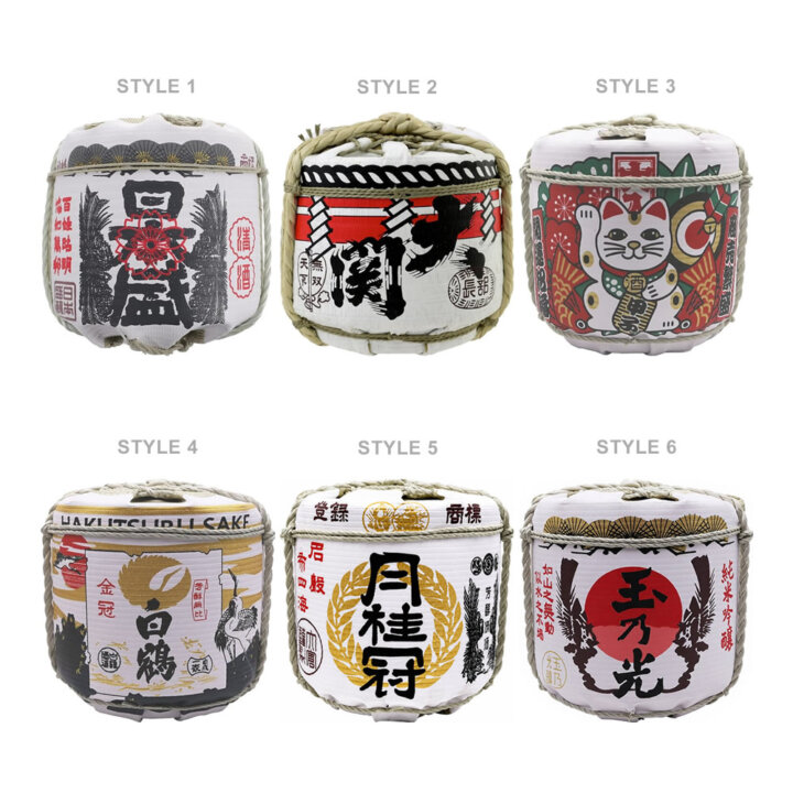 Komodaru Decorative Saké Barrel Styles Komodaru Decorative Saké Barrel Styles