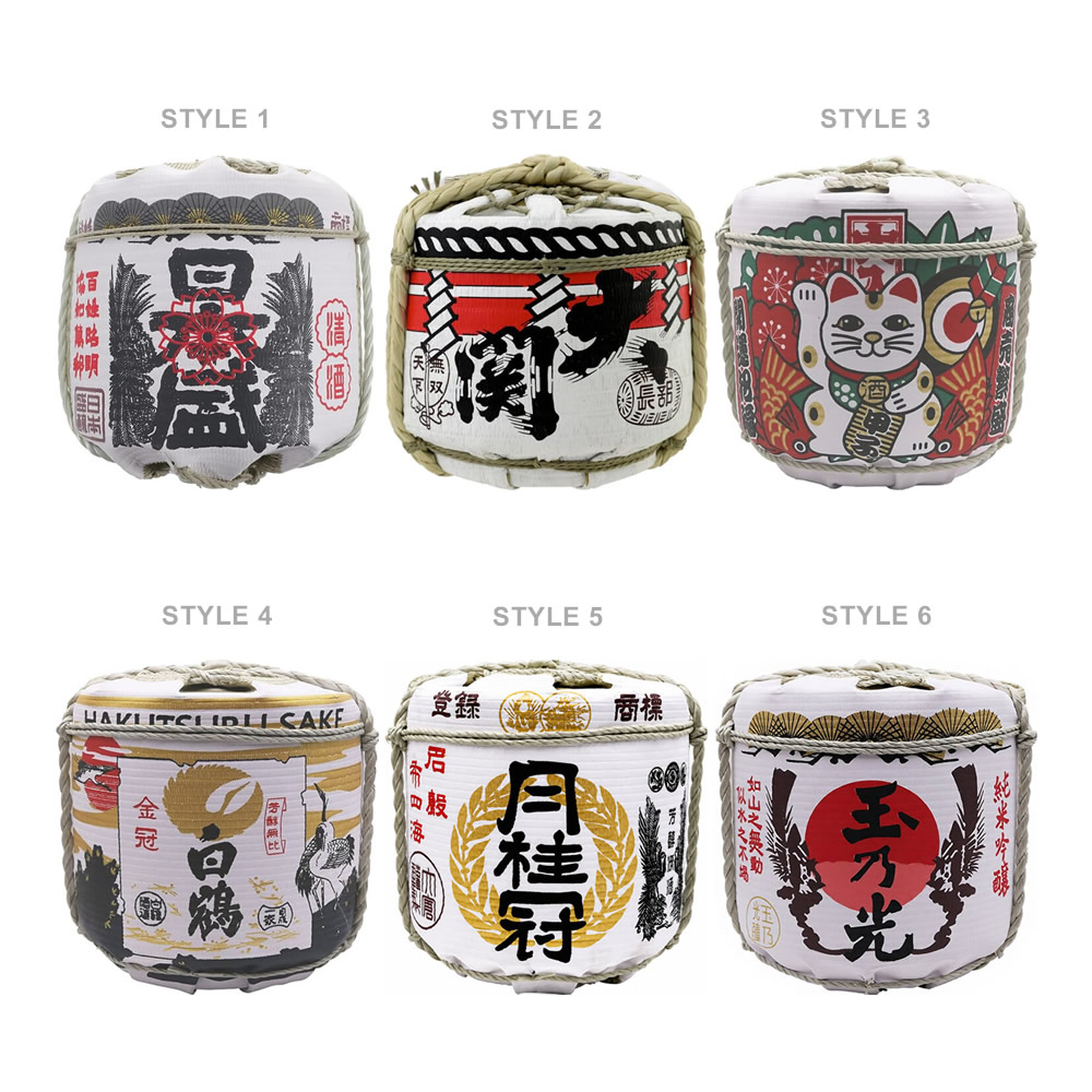 Komodaru Decorative Saké Barrel Styles Komodaru Decorative Saké Barrel Styles