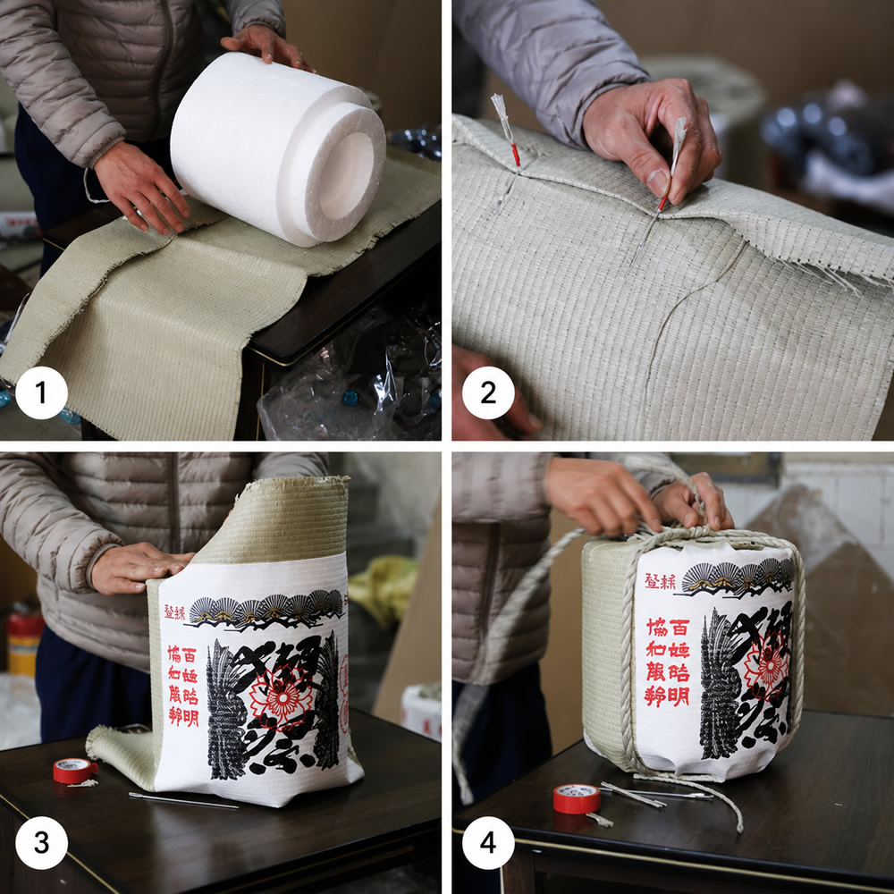 Making Decorative Sake Barrel Making Decorative Sake Barrel