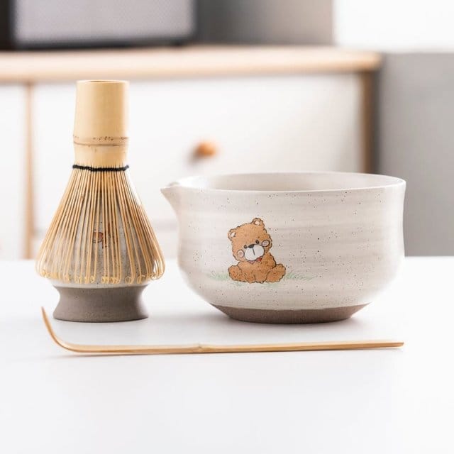 Ochame Kuma Matcha Set Ochame Kuma Matcha Set