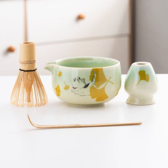 Ochame Neko Matcha Tea Set Ochame Neko Matcha Tea Set