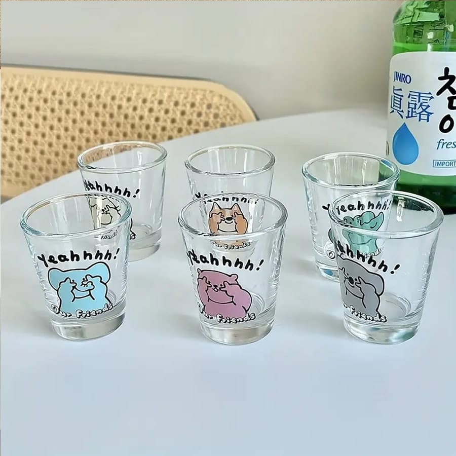 Our Friends Soju Shot Glass Setto Our Friends Soju Shot Glass Setto