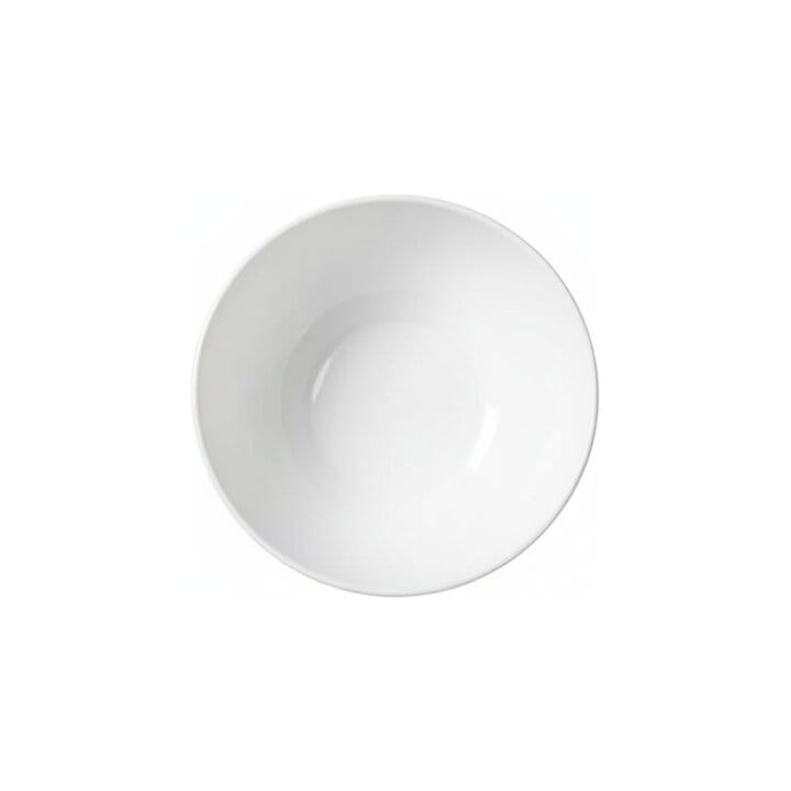 White Melamine Bowl Top View