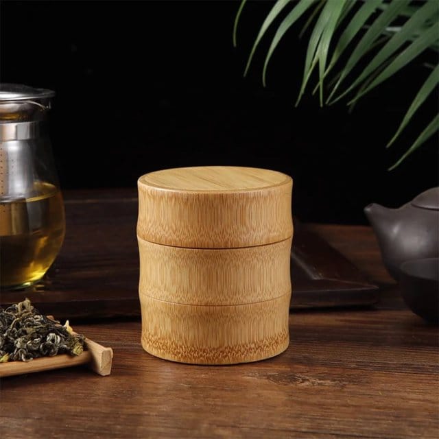bamboo canister