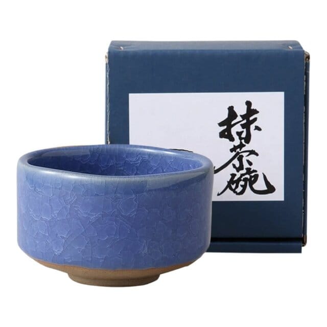 Aizome Blue Glazed Matcha Bowl