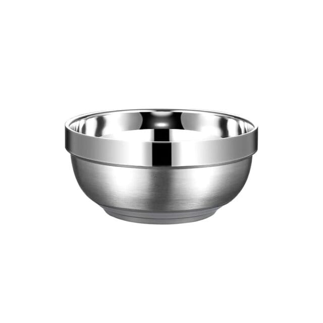 Double Layer Stainless Steel Donburi Bowl