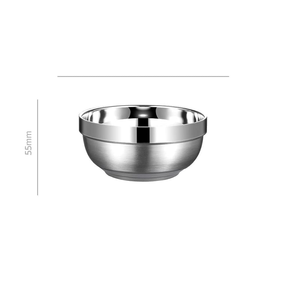 Double Layer Stainless Steel Rice Bowl Double Layer Stainless Steel Rice Bowl