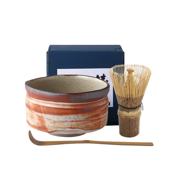 Glazed Black &Amp; Gold Macha Bowl