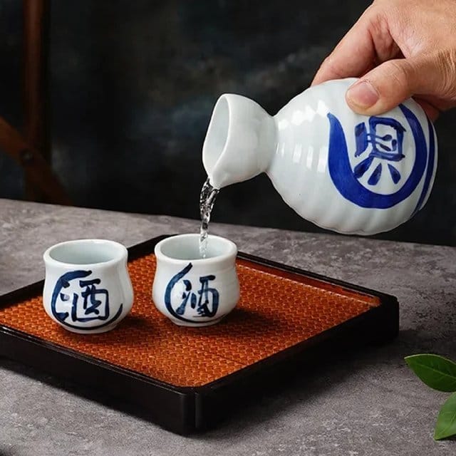 Izumi Sake Tokkuri & Ochoko Set