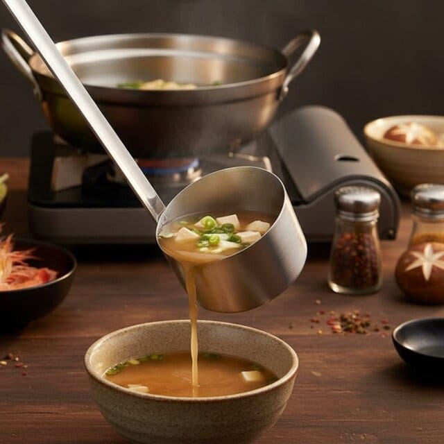 Large Upright Soup Ladle