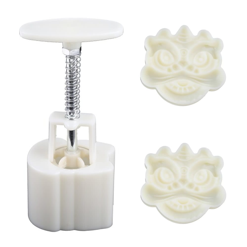 Lion Dance Mooncake Mould Lion Dance Mooncake Mould