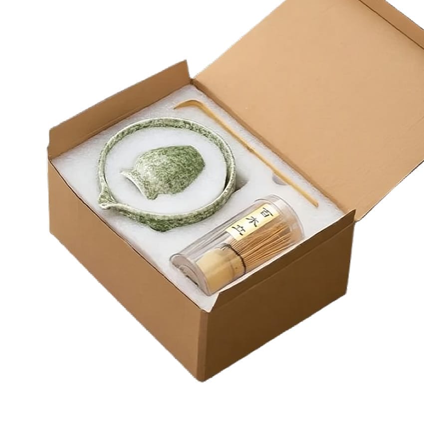 Shinryoku Matcha Tea Set Components