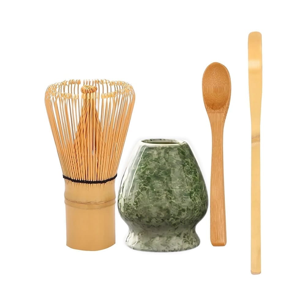 Shinryoku Matcha Tea Set Components