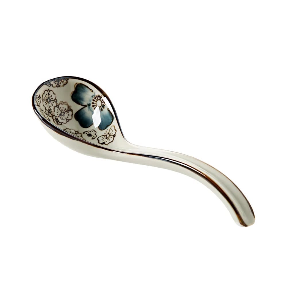Teal Large Ramen Spoon