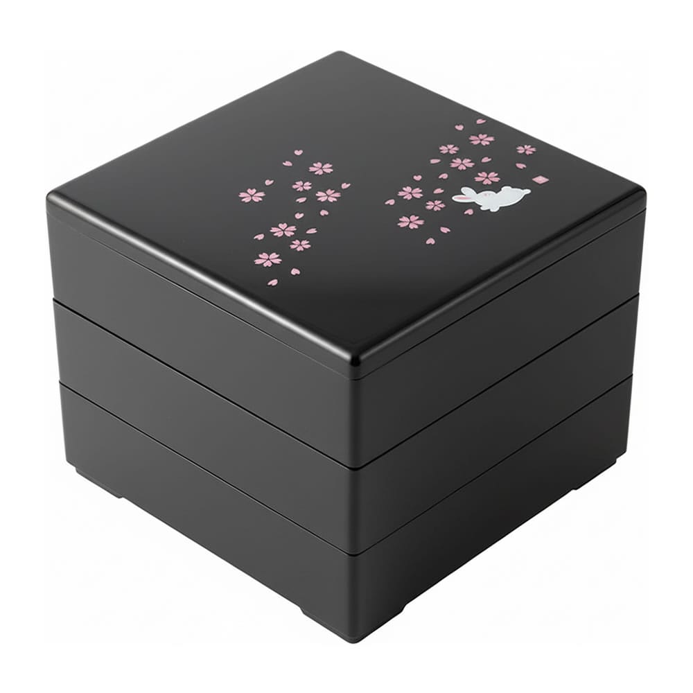 Usagi & Sakura 3-Tier Jubako Bento
