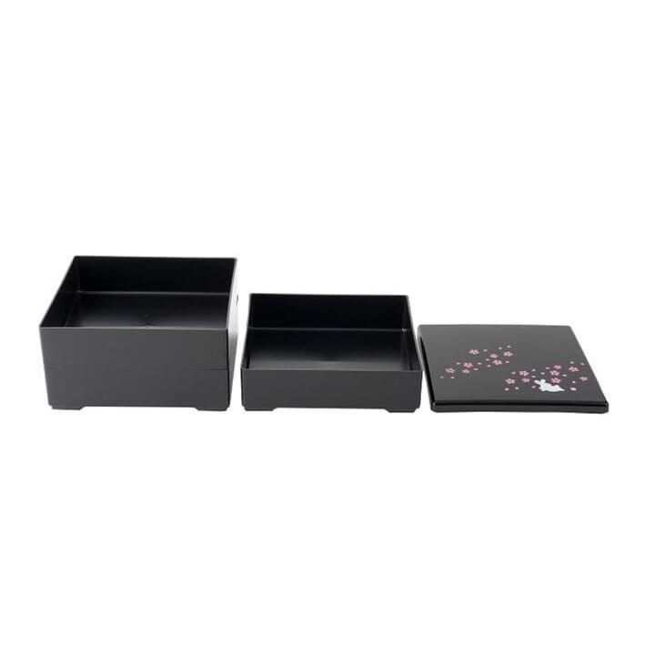 Usagi &Amp; Sakura 3-Tier Jubako Bento B