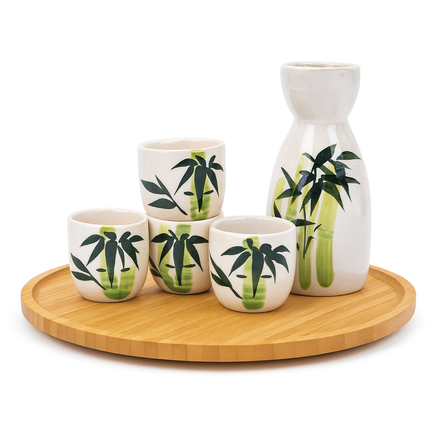 Bamboo Sake Tokkuri & Ochoko Sake Set