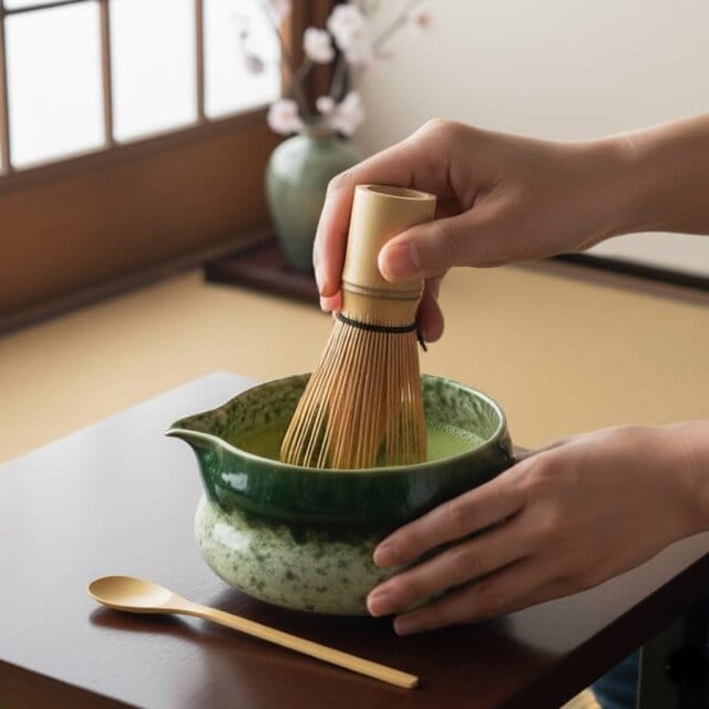 Green Midorikaze Matcha Tea Set