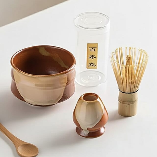 Kurumizome Matcha Set