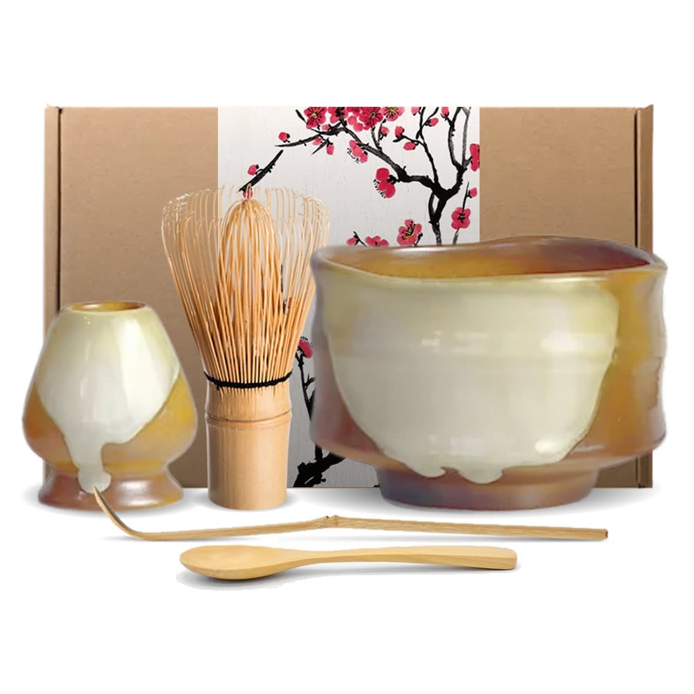 Ochre Kurumizome Matcha Set