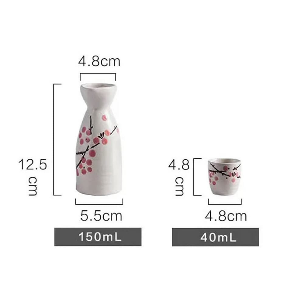 Sakura Blossom Sake Tokkuri & Ochoko Set