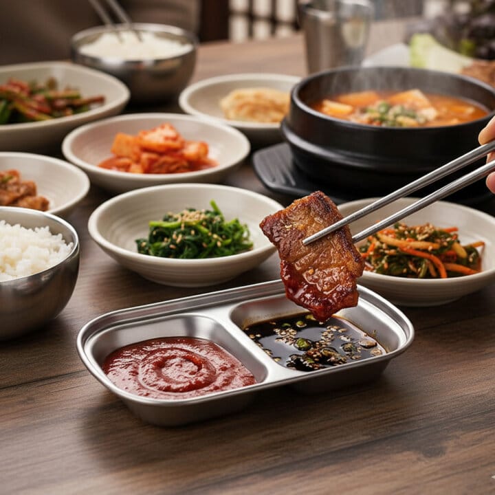 Stainless Steel Condiments Tray (2 Compartments)