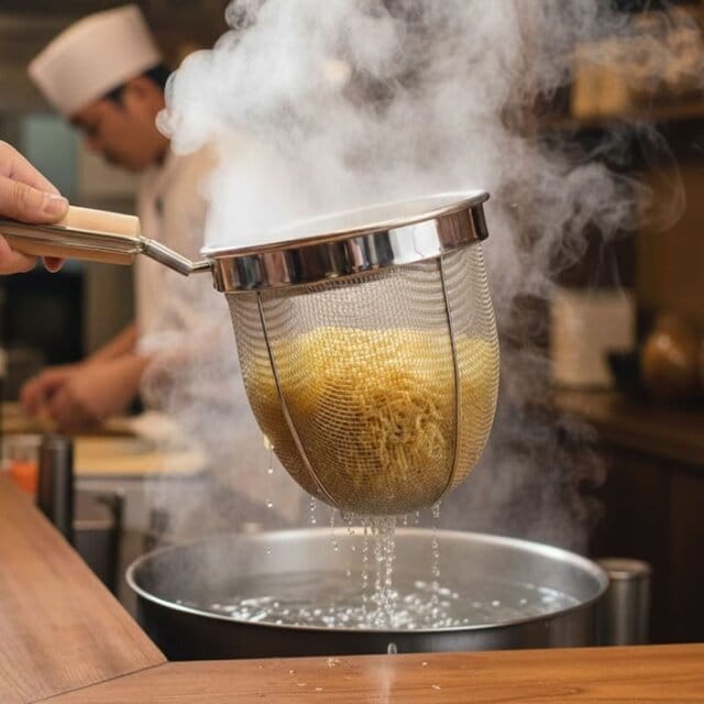 Udon Noodle Strainer Idea