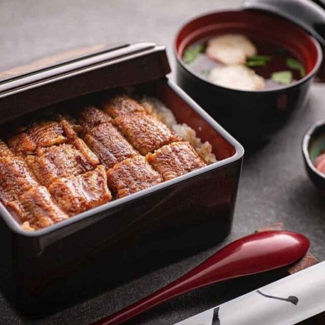 Unagi Bento Box & Fan Design