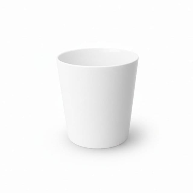 White Melamine Cup
