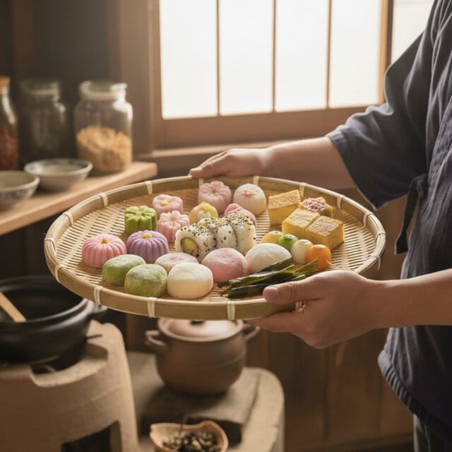Bamboo Raundo Serving Tray