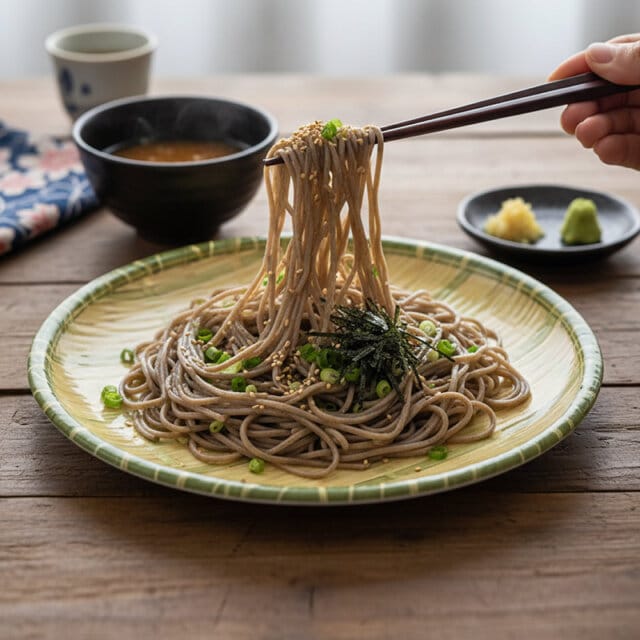 Bamboo Texture Round Melamine Plate