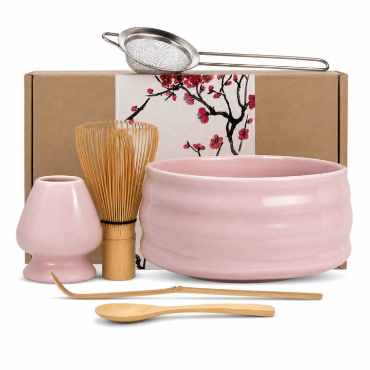 Bebī Pinku Matcha Tea Set