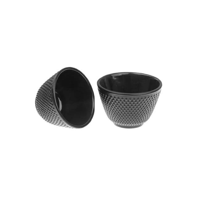 Cast Iron Hobnail Tea Cup Set