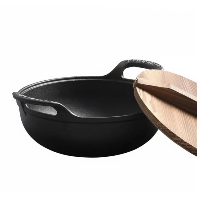Cast Iron Sukiyaki Pot &Amp; Lid Cast Iron Sukiyaki Pot &Amp; Lid