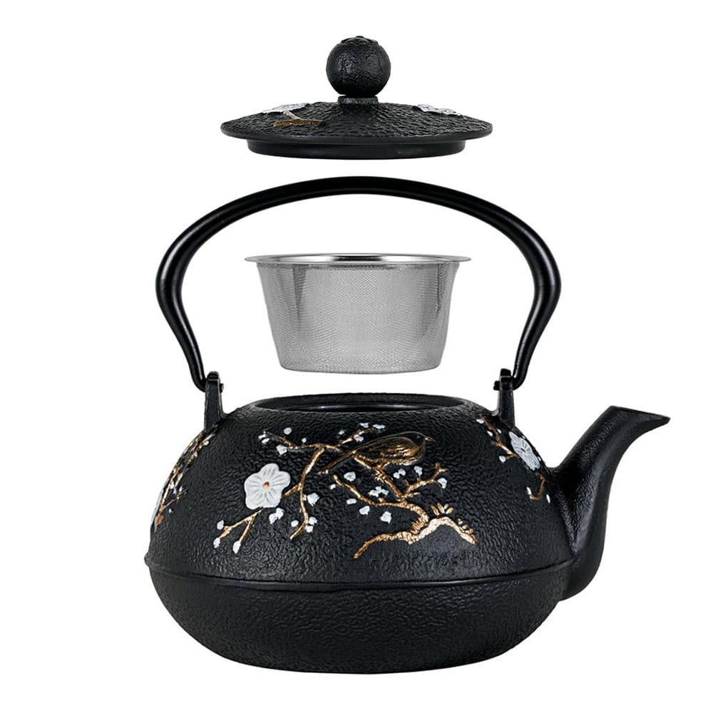 Cherry Blossom Cast Iron Teapot Components