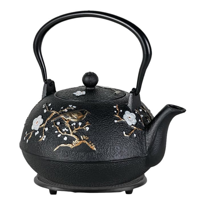 Cherry Blossom Cast Iron Teapots
