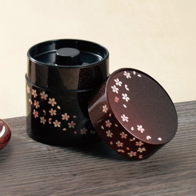 Cherry Blossom Tea Caddies