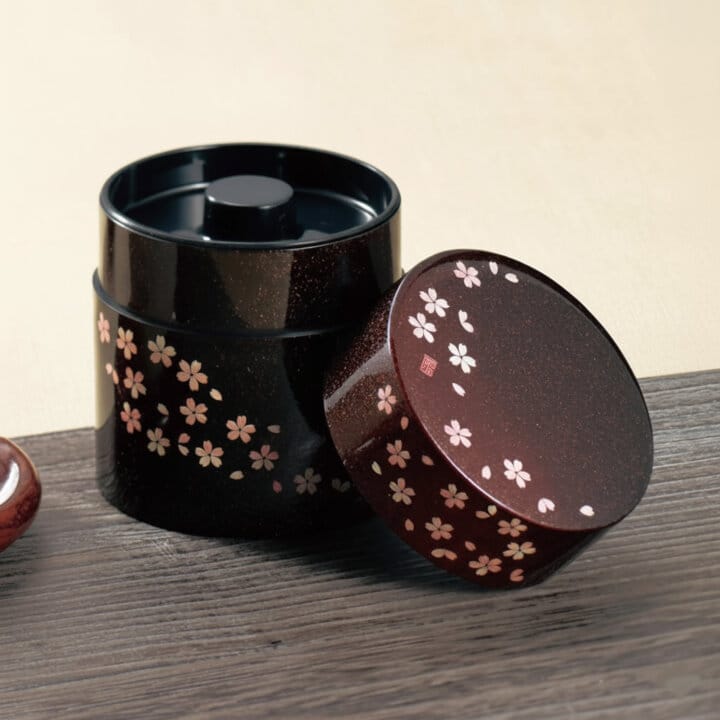 Cherry Blossom Tea Caddies