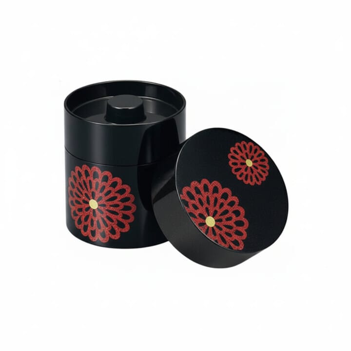 Floral Crest Tea Caddy