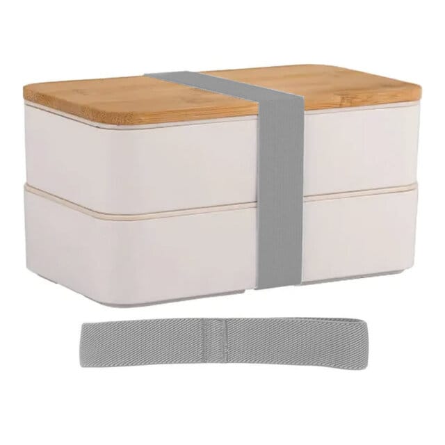 Grey Bento Lunch Box Straps
