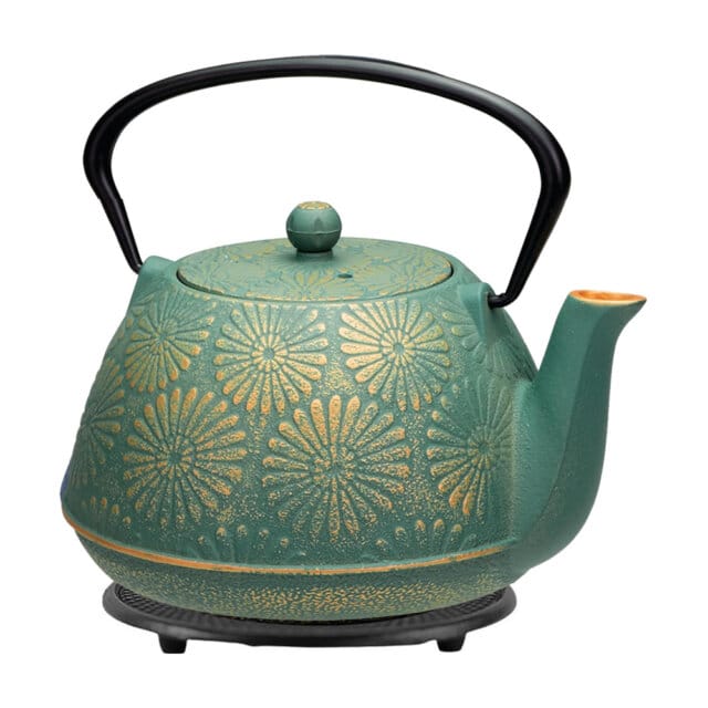 Tīru Daisy Cast Iron Tea Pot