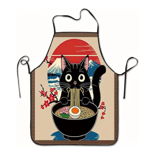 Mochi the Ramen Neko Apron