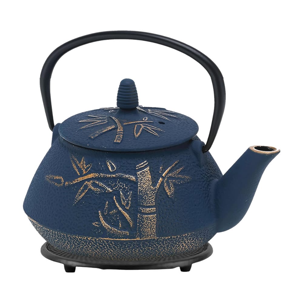 Neibīburū Bamboo Cast Iron Teapots Neibīburū Bamboo Cast Iron Teapots
